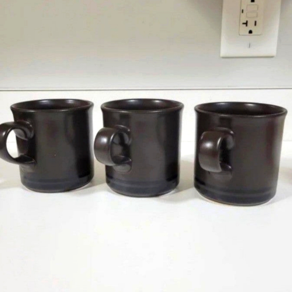 3 PFALTZGRAFF MIDNIGHT SUN COFFEE CUPS